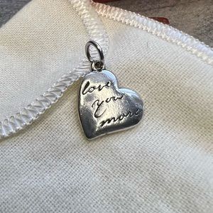 James Avery RETIRED I Love You More Charm